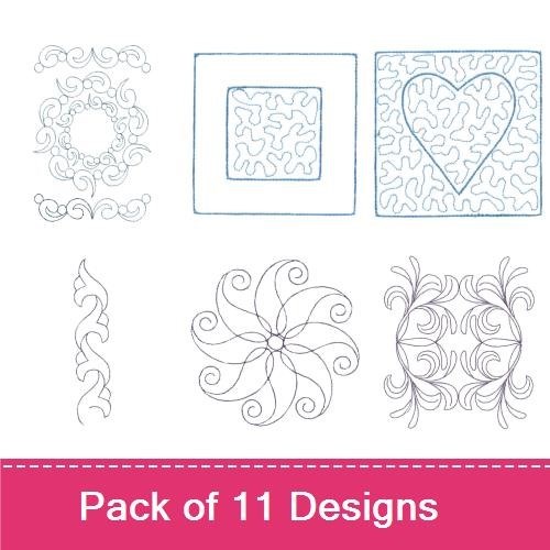 Quilt Block Bluework