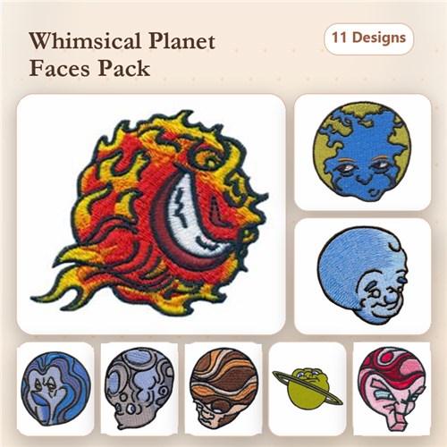 Cartoon Planets