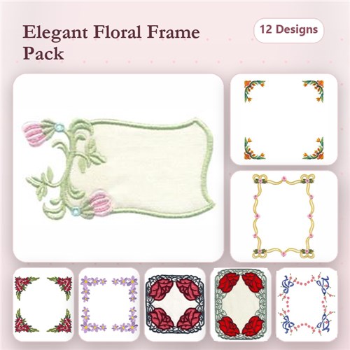 Decorative Floral Frames