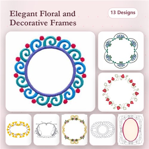 Decorative Round Frames