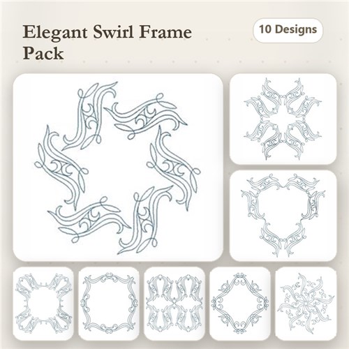 Fancy Swirls Quilting Set