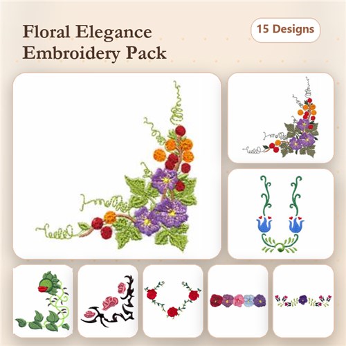 Floral Borders & Edges