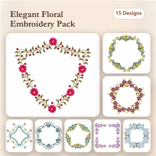 Floral Quilting Frames Floral Quilting Frames