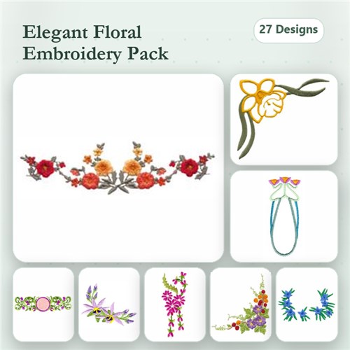 Flower Borders & Edges