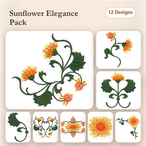Gaillardia Floral Set Gaillardia Floral Set