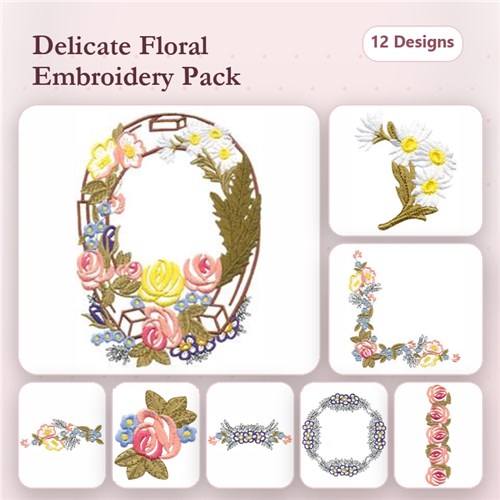 Garden Flowers Set