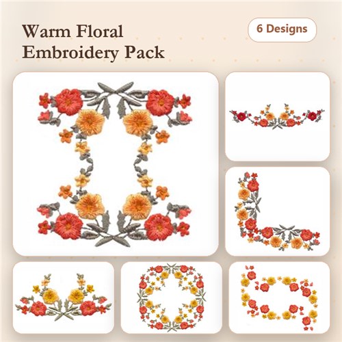 Poppy Floral Set