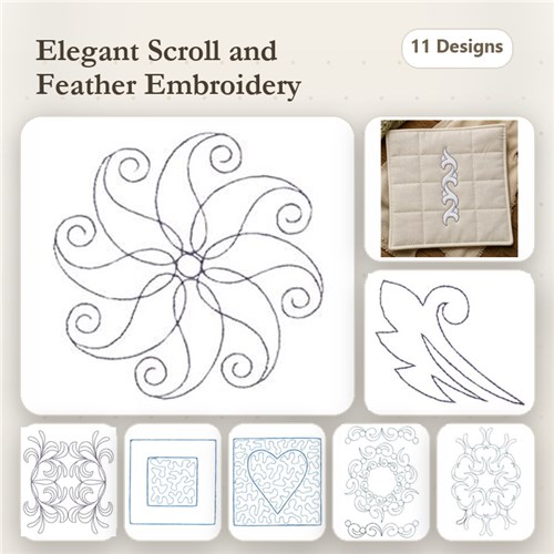 Quilt Block Bluework