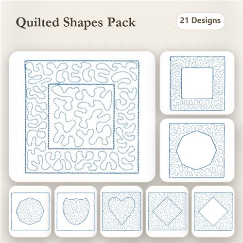 Quilt Stippling Shapes Quilt Stippling Shapes