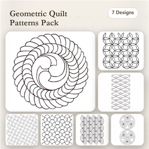 Swirly Sashiko