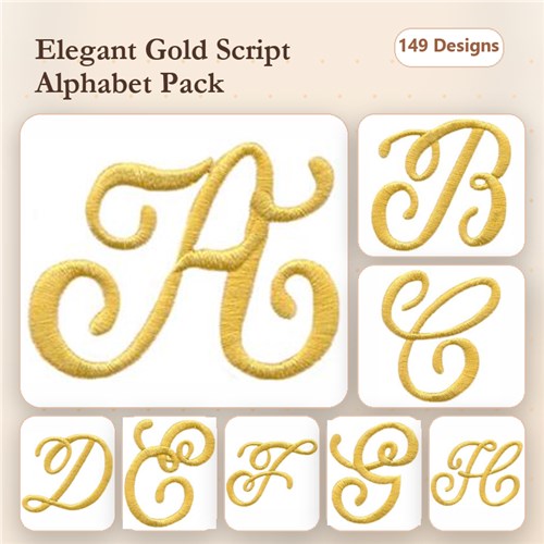 Victorian Floral Alphabet & Borders Victorian Floral Alphabet & Borders