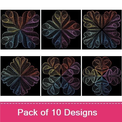 Rippled Neon Quilts