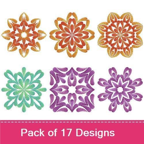 Colorful Fancy Quilts