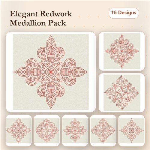 Redwork Fleur De lis