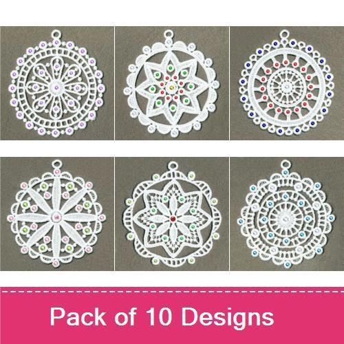 FSL Crystal Ornaments