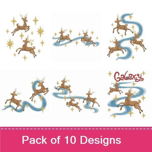 Leaping Reindeers