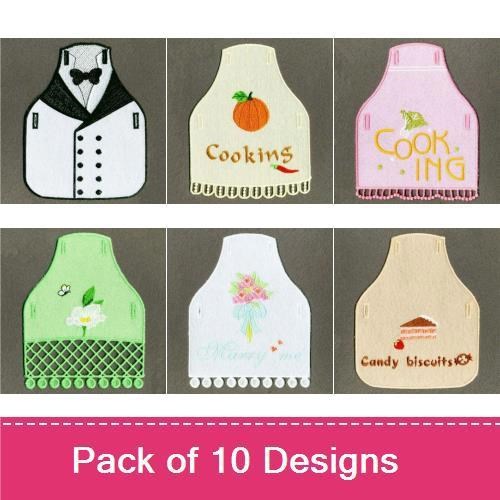 FSL Applique Bottle Aprons