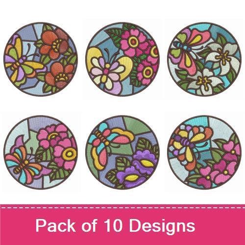 Stained Glass Butterflies