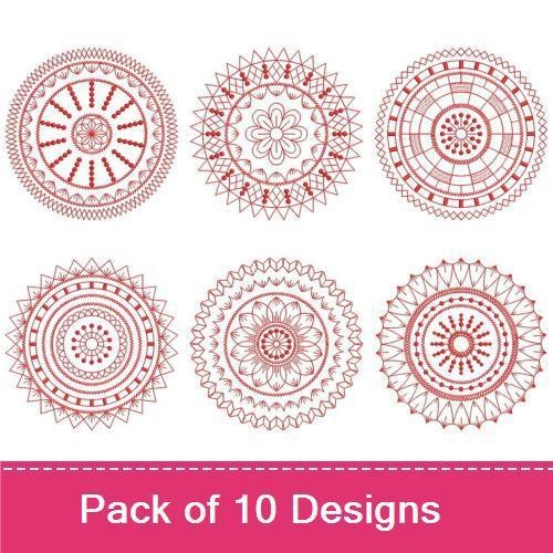 Candlewick Redwork Quilt 2