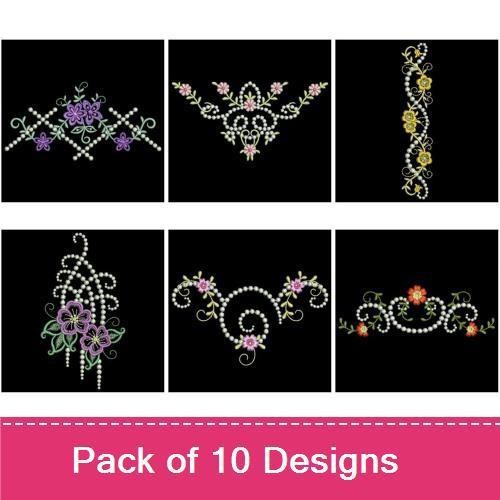 Candlewick Floral Decor