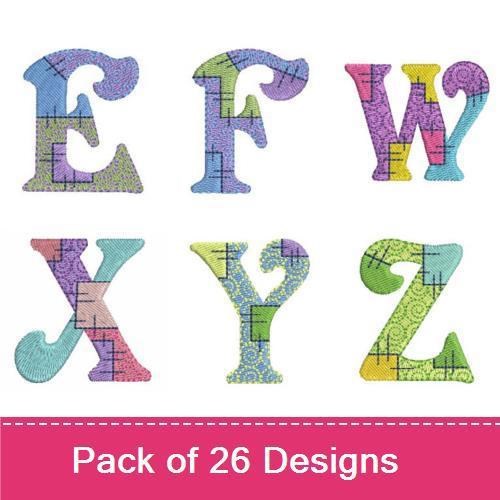 Patchwork Alphabet
