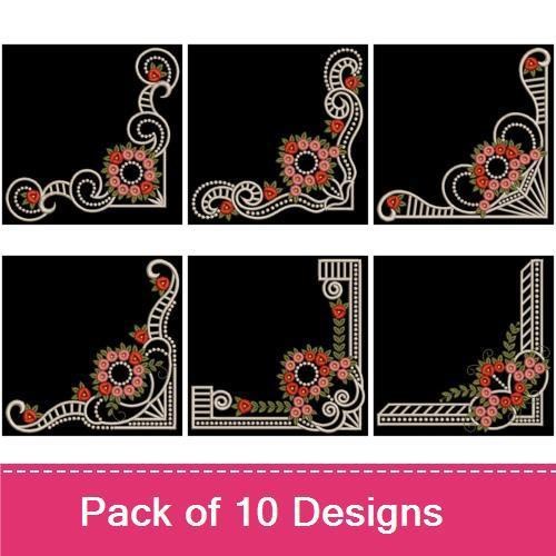 Elegant Rose Corners
