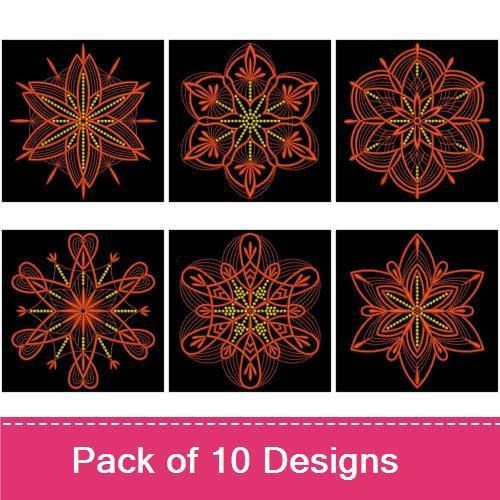 Artistic Snowflake Quilt 2