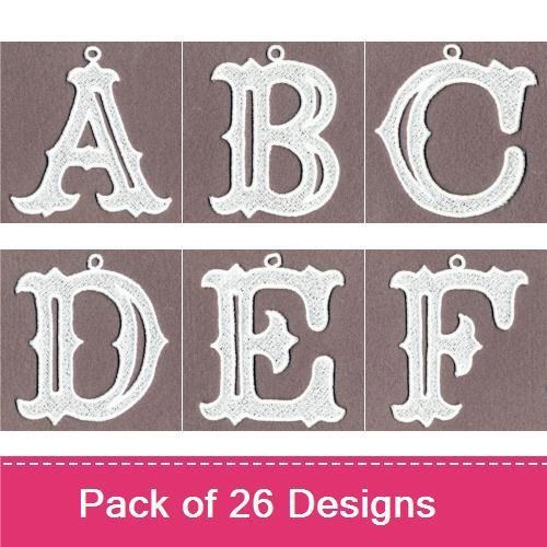 FSL White Alphabets