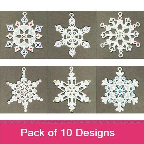 FSL Crystal Snowflakes