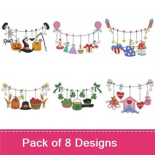 Festive Clothesline