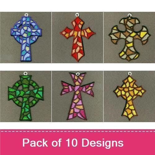 Stained Glass Cross