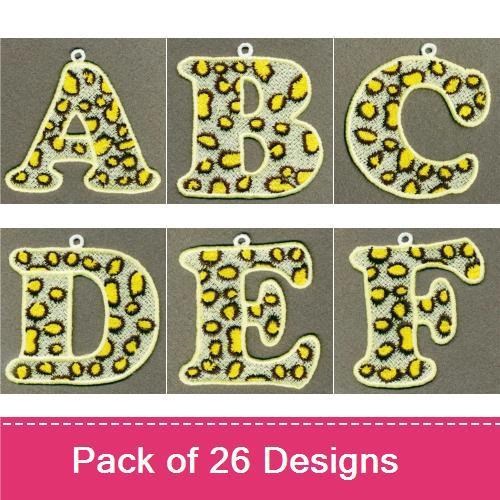FSL Leopard Skin Alphabets