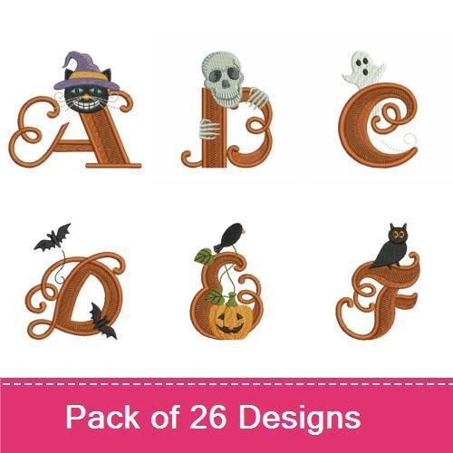 Cute Halloween Alphabet