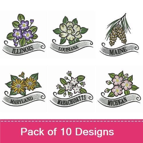 US State Flowers 2