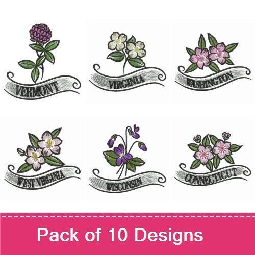 US State Flowers 5