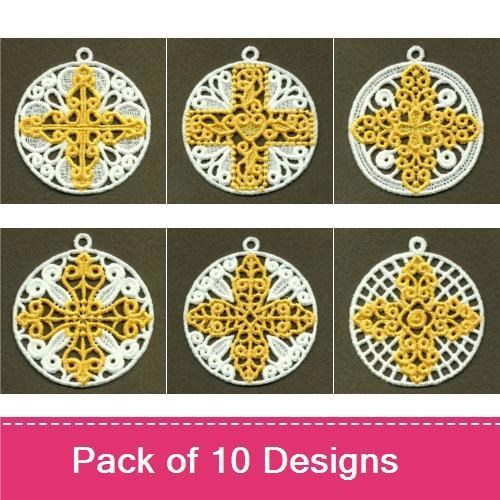FSL Filigree Cross Ornament
