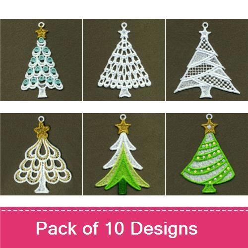 FSL Christmas Trees Ornaments