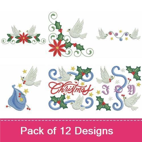 Heirloom Christmas Doves 1