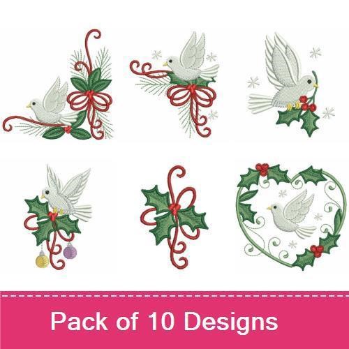 Heirloom Christmas Doves 2