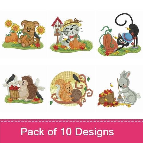 Cute Autumn Animals