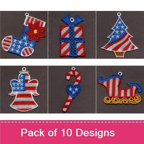 FSL USA Christmas Ornaments