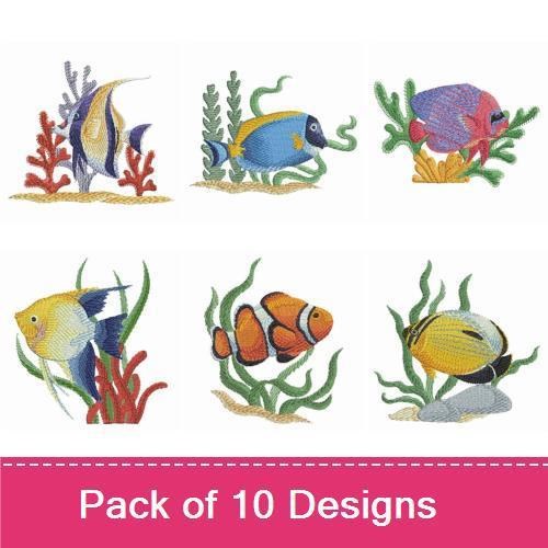 Watercolor Tropical Fish