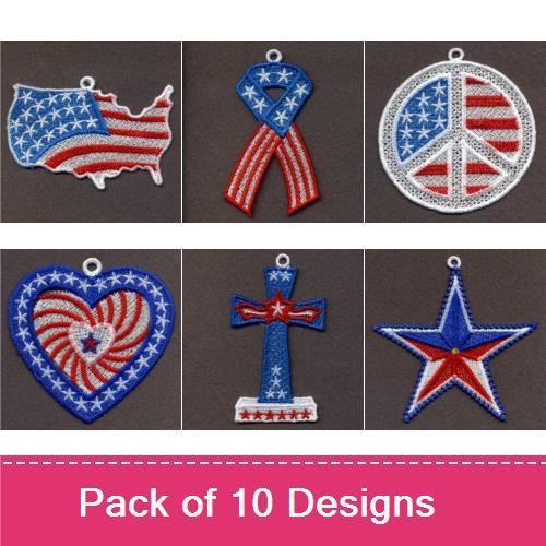 FSL Patriotic Ornaments