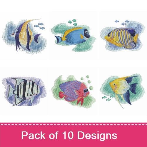 Watercolor Tropical Fish 3