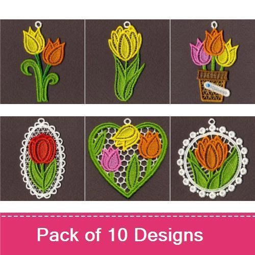 FSL Tulip Ornaments
