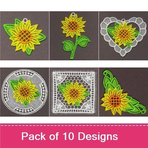 FSL Sunflower Ornaments