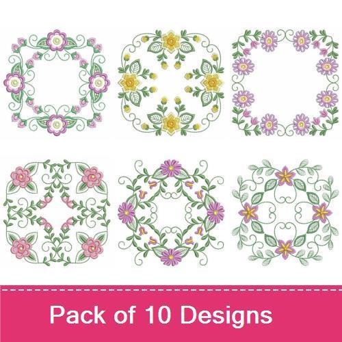 Colorful Flower Quilts