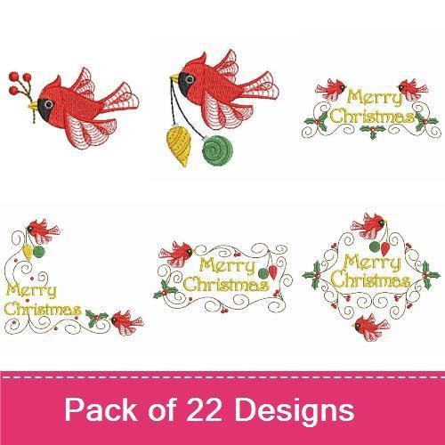 Heirloom Christmas Cardinals