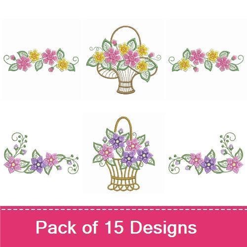 Heirloom Flower Baskets 1