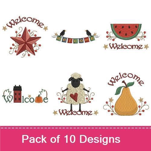 Folk Art Welcome